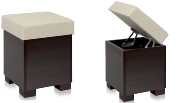 Pufa otwierana do salonu pokoju taboret MODERN BOX