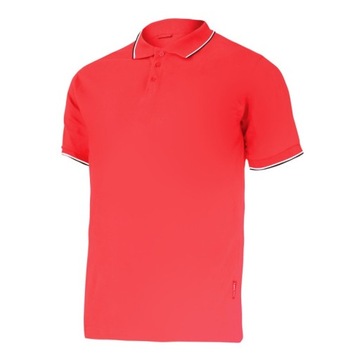 Koszulka polo 190g/m2, czerwona, "s", ce, lahti