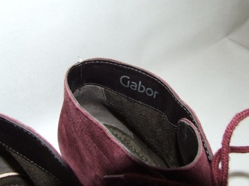 Buty skórzane GABOR r.39 dł.25cm s BDB