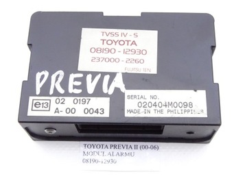 МОДУЛЬ СИГНАЛИЗАЦИИ TOYOTA PREVIA II 08190-12930