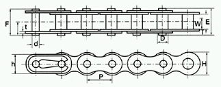 Łańcuch rozrządu Husqvarna TE 410 510 610