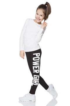 LEGGINSY DZIECIĘCE BAWEŁNIANE NADRUK CHPWG 122