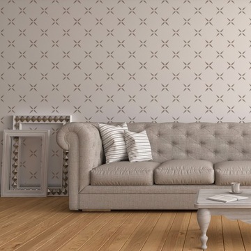 Трафарет для рисования ПОВТОРЯЕМЫЙ Многоразовый 59x95см ОБОИ Glamour SEAMS Chic