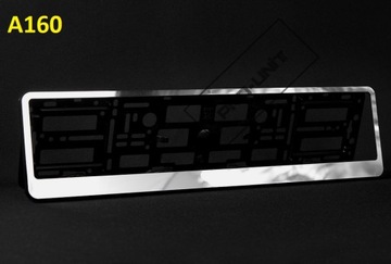 Ramka Metallica METAL do tablic rejestracyjnych na tablice rejestracyjną