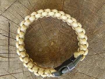 фото ориг. №5, Bracelet rope paracord 23mm olive coyote mfh left