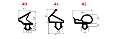 ALUPLAST S-1172 Уплотнитель оконный