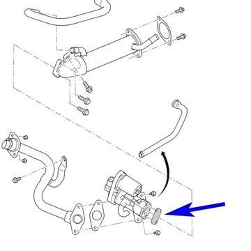 Заглушка EGR Transit Boxer Jumper 2.2 2.4 TDCi HDI