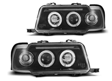 LAMPY REFLEKTORY AUDI 80 B4 91-96 RINGI BLACK