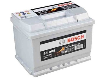 АККУМУЛЯТОР BOSCH SILVER S5 63 Ач 610A S5005