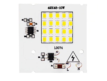 Dioda LED MODUŁ COB 10W SMD2835 ciepły biały 230V