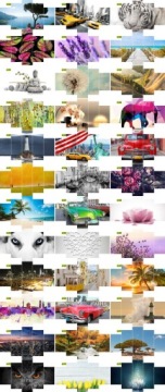 ТРИПТИК ИЗ 5 ПРЕДМЕТОВ ДЛЯ НАСТЕНЫ ГОЛОВА ЛОШАДИ ЧЕРНЫЙ 800 WZ