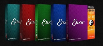 Elixir 16052 NanoWeb Phosphor Bronze 12-53 struny