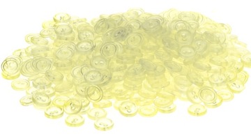 GUZIKI GUZICZKI JASNE ŻÓŁTE 11mm 62 kolory (K108)