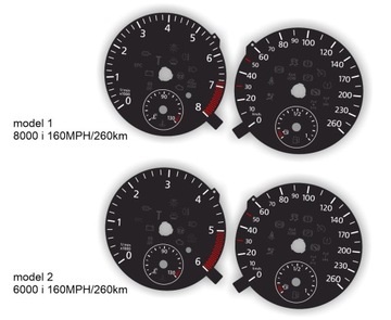 Volkswagen Amarok, замена стрелок одометра миль/ч км