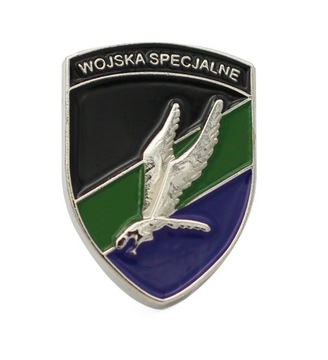 WOJSKA SPECJALNE GAPA + KOLOR + 3D - PIN TŁOCZONY