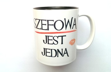 KUBEK SZEFOWEJ z CZARNYM WNĘTRZEM