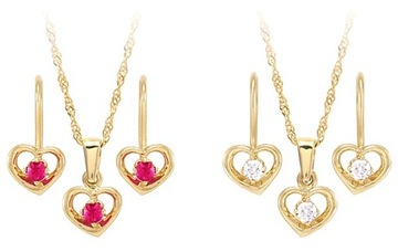 ЗОЛОТОЕ колье, КУЛОН и ЦЕПЬ в виде сердца, ПРИЧАСТИЕ