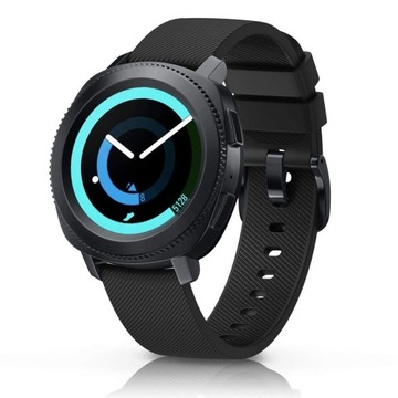 ЧЕРНЫЙ СИЛИКОНОВЫЙ РЕМЕНЬ SAMSUNG GEAR SPORT