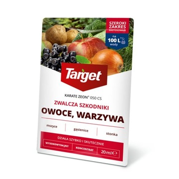 TARGET KARATE ZEON 050 CS 20ML ŚRODEK ZWALCZAJACY MSZYCE GĄSIENICE STONKA