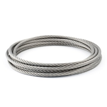 Lina Linka Stalowa NIERDZEWNA INOX Kwasoodporna 7x19 12 mm - 40 m