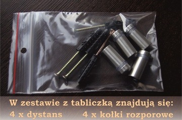 NUMER NA DOM Tabliczka ADRESOWA Grawerowana 40x50