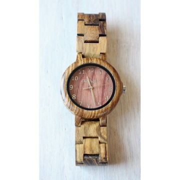 Женские деревянные часы EkoCraft серии FULL WOOD