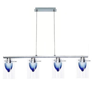 LAMPA SUFITOWA GLOSS 4 SATYNA SZKŁO SANNELI DESIGN