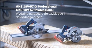 Аккумуляторная циркулярная пила Bosch GKS 18V-57 G