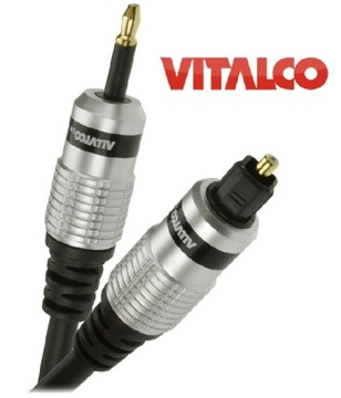 ОПТИЧЕСКИЙ КАБЕЛЬ TOSLINK ДЛЯ MINI JACK VITALCO OP50 2,5 м