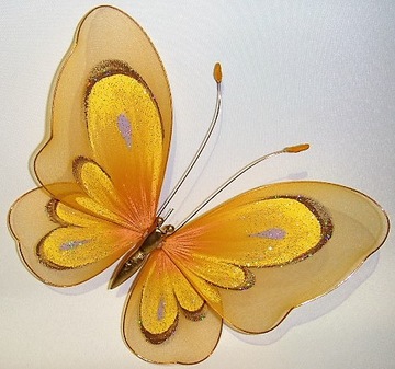 Модный декор БАБОЧКИ ШТОРЫ БЛЕСК украшение окна