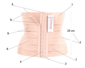 Пояс Orirose Сильно ПОХУДЯЮЩИЙ, формирующий ЖИВОТ и талию с регулировкой РАЗМЕРА +