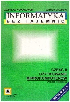 Informatyka bez tajemnic Część II 2 Użytkowanie mi