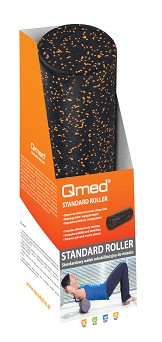 Гладкий валик, длинный массажный валик 45см х 15см Standard Roller QMED