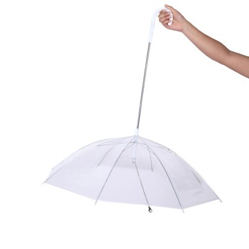 PARASOL Z WBUDOWANĄ SMYCZĄ DLA PSA WODOODPORNY