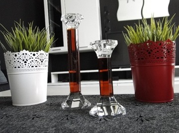 фото ориг. №8, Candlestick glass elegant 1 stylish 14cm (8967)