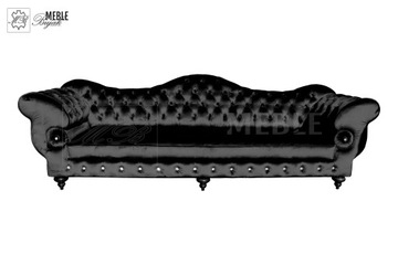 SOFA CHESTERFIELD PRESTON 4 os. GLAMOUR KRYSZTAŁY