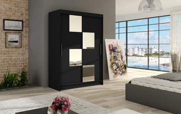 фото ориг. №6, Гардероб сдвижная miami 3 120 с зеркалом 5 цветов