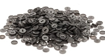 GUZIKI GUZICZKI CIEMNE SZARE 11mm 62 kolory (K312)