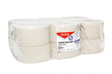 PAPIER TOALETOWY JUMBO 1warstwowy 120M 12SZT.SZARY