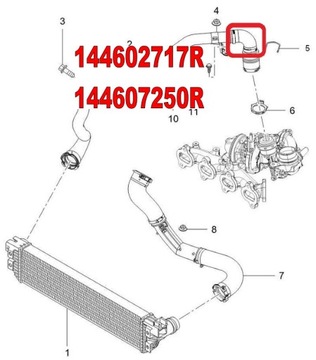 RURA WĄŻ INTERCOOLERA RENAULT MASTER MANC00116-01B