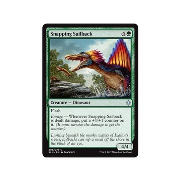 MTG 4x Snapping Sailback (Uncommon)
