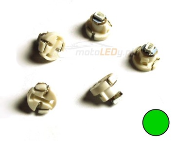 LED 0,2W T4.2 T4 R4 W1,2W W2W 12V 20lm zielona