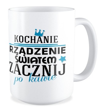 DUŻY Kubek 450ml MIŁOŚĆ DLA NIEJ NIEGO DUŻO WZORÓW