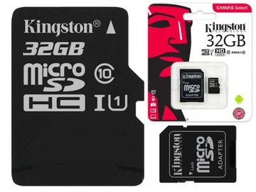 КАРТА ПАМЯТИ KINGSTON 32 ГБ MICRO SD класс 10 UHS