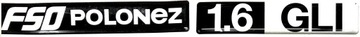 NAPIS ZNAK EMBLEMAT LOGO POLONEZ CARO ATU1,6 GLi 1,9 GLd oryginalne nowe