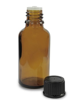 Buteleczka butelka szklana z KROPLOMIERZEM 30ml