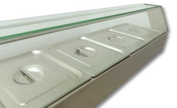 ПОДОГРЕВАЕМЫЙ БУФЕТ BEMAR 140 см, 1,8 кВт, 5xGN ДИСПЕНСЕР ДЛЯ БАРОВ