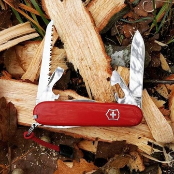 Нож карманный Victorinox HIKER 1.4613 + деревянная шкатулка в ПОДАРОК