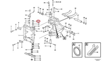 VOLVO BL71 ВТУЛКА ВЕРХНЕЙ ЗАДНЕЙ БАЛКИ 11884582