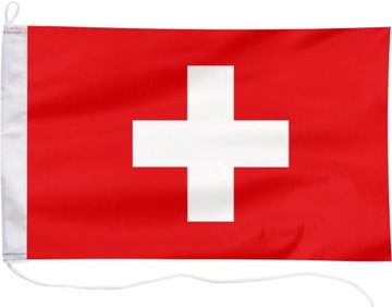 Flaga Szwajcarii Szwajcaria bandera jachtowa 45x30